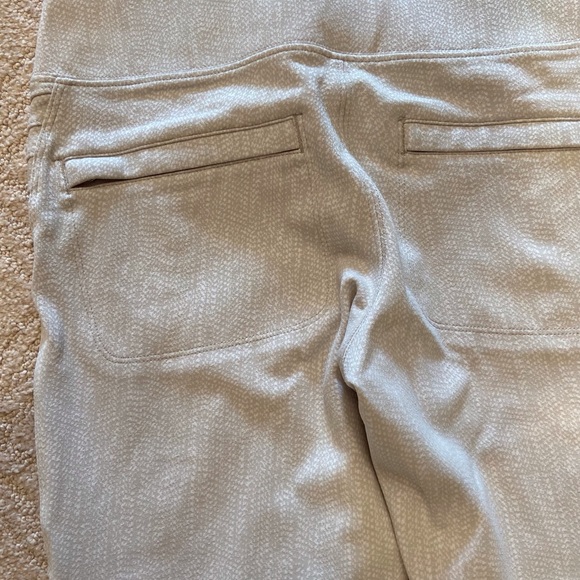 Cream python-print Dleancey textured moto-tights - Picture 5 of 5